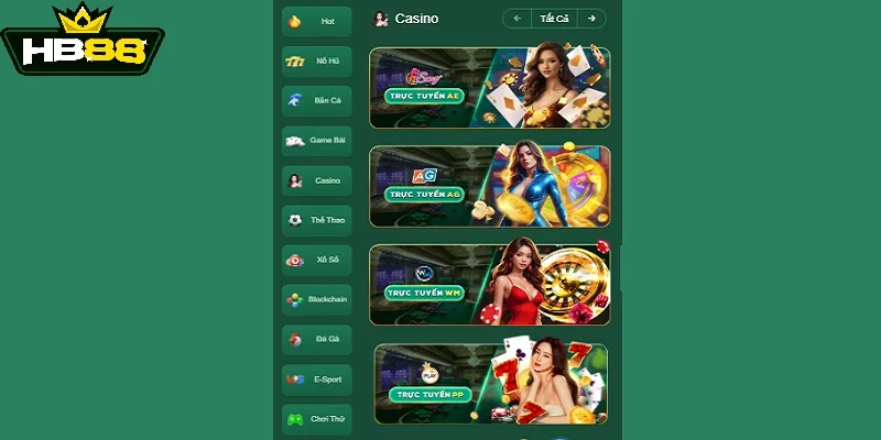 Casino trực tuyến tại HB88 Casino trực tuyến tại HB88